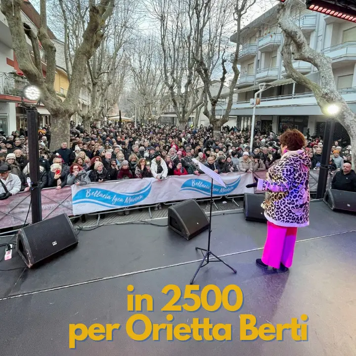 In 2500 per Orietta Berti | grande successo a conclusione del “BIM Christmas”