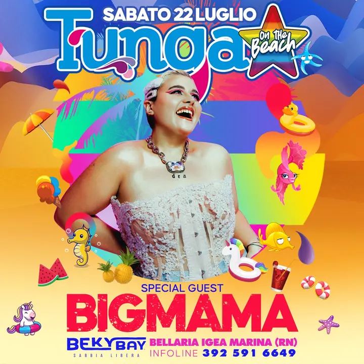 TUNGA ON THE BEACH | SPECIAL GUEST BIGMAMA