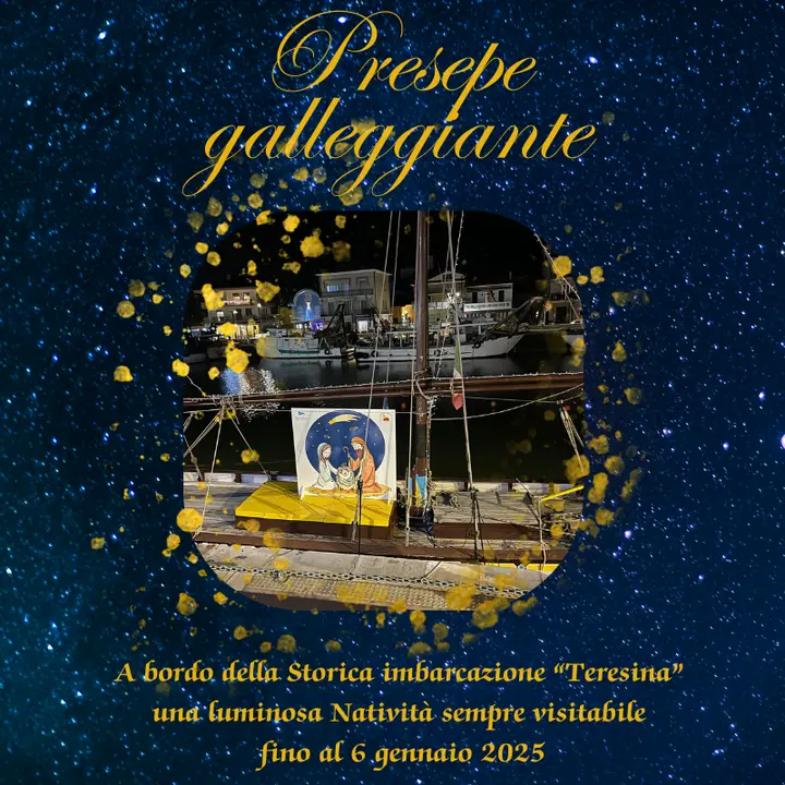 Presepe galleggiante | Bragozzo Teresina