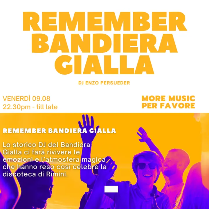 REMEMBER BANDIERA GIALLA