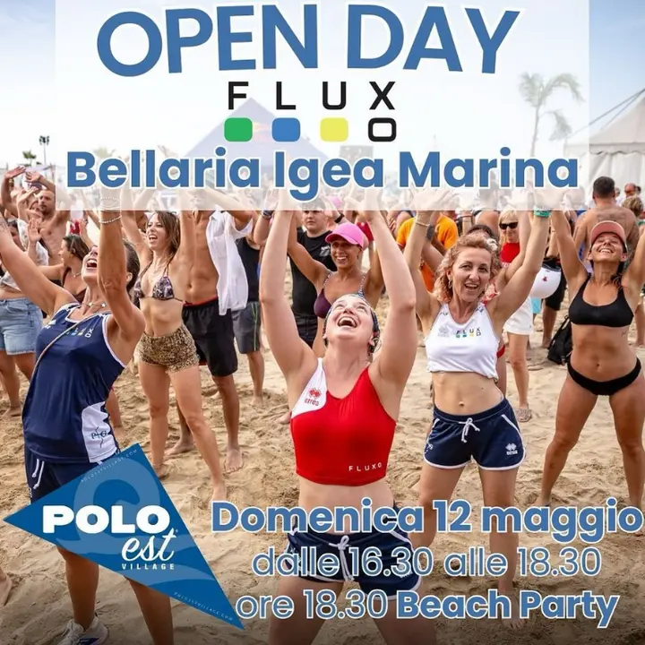 OPEN DAY | FLUXO E FESTA IN SPIAGGIA