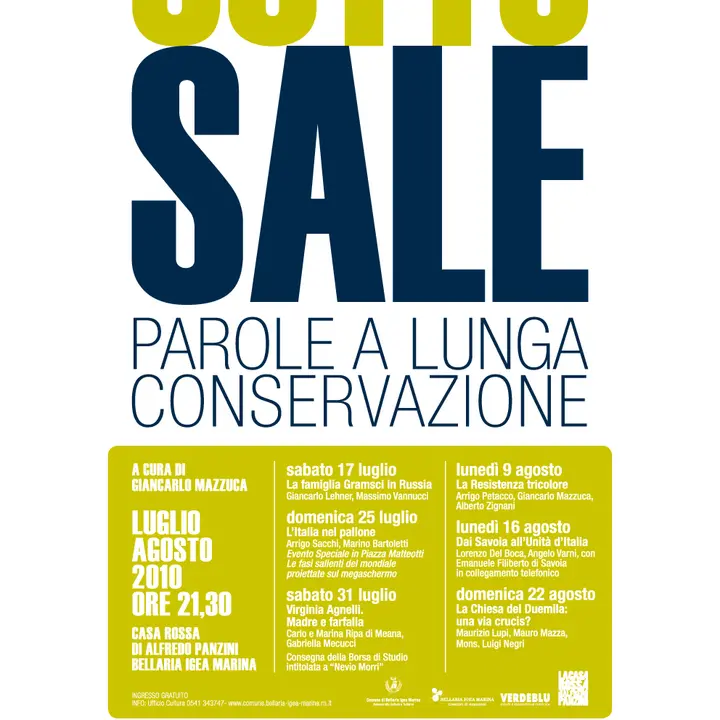 SOTTO SALE PAROLE A LUNGA CONSERVAZIONE 16 agosto 2010