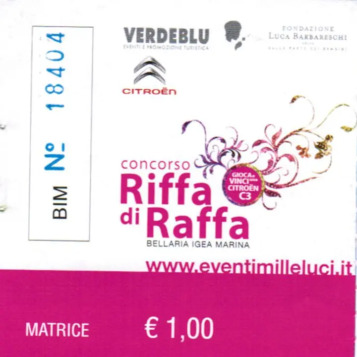 MILLELUCI - CONCORSO RIFFA DI RAFFA VINCI UNA C3!