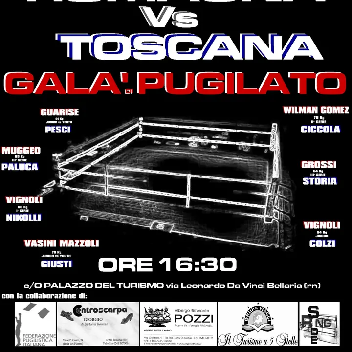 LA GRANDE BOXE ROMAGNA vs TOSCANA 18 dicembre 2010