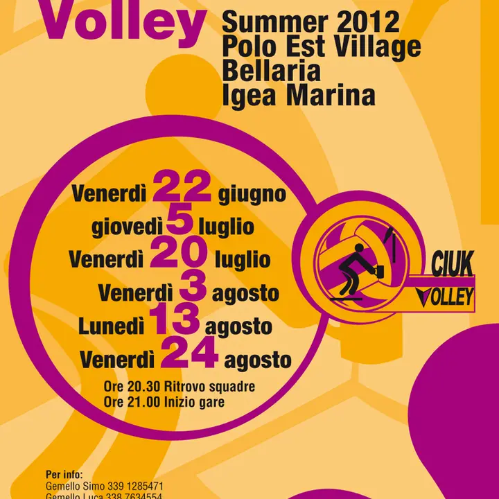 UNCONVENTIONAL VOLLEY CIUK VOLLEY 03 agosto 2012