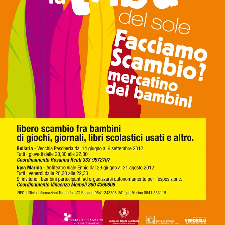 FACCIAMO SCAMBIO? MERCATINO DEI BAMBINI 24 agosto 2012