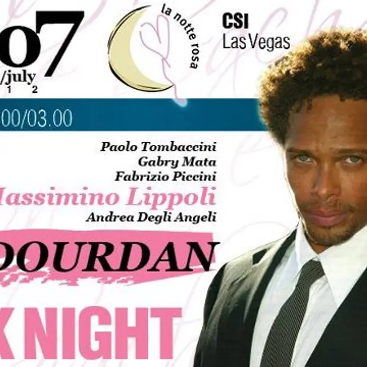 NOTTE ROSA- GARY DOURDAN live DJ set 07 luglio 2012