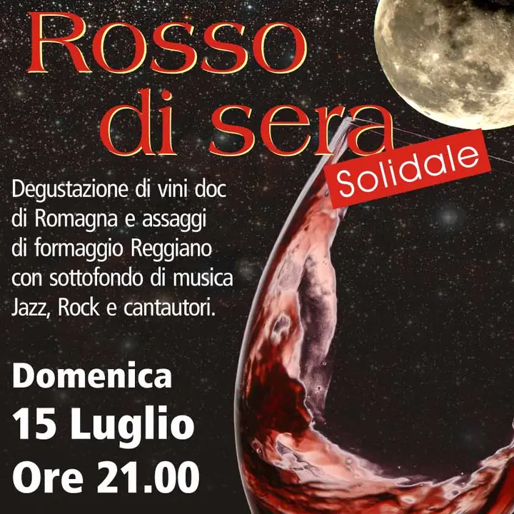 ROSSO DI SERA SOLIDALE 15 luglio 2012