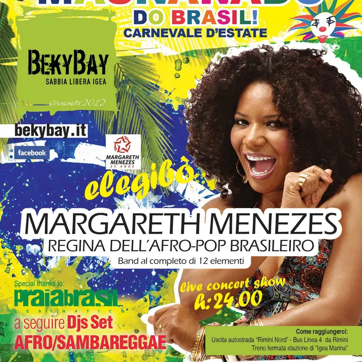 MARGARETH MENEZES in concerto 13 agosto 2012