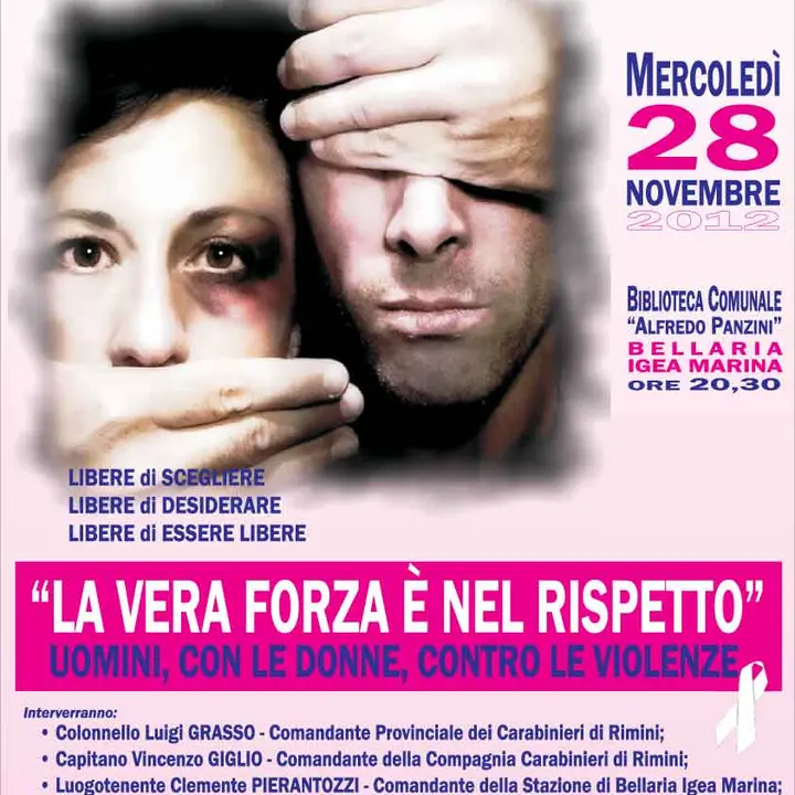 LA VERA FORZA E' NEL RISPETTO 28 novembre 2012