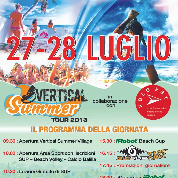 VERTICAL SUMMER TOUR 27-28 luglio 2013