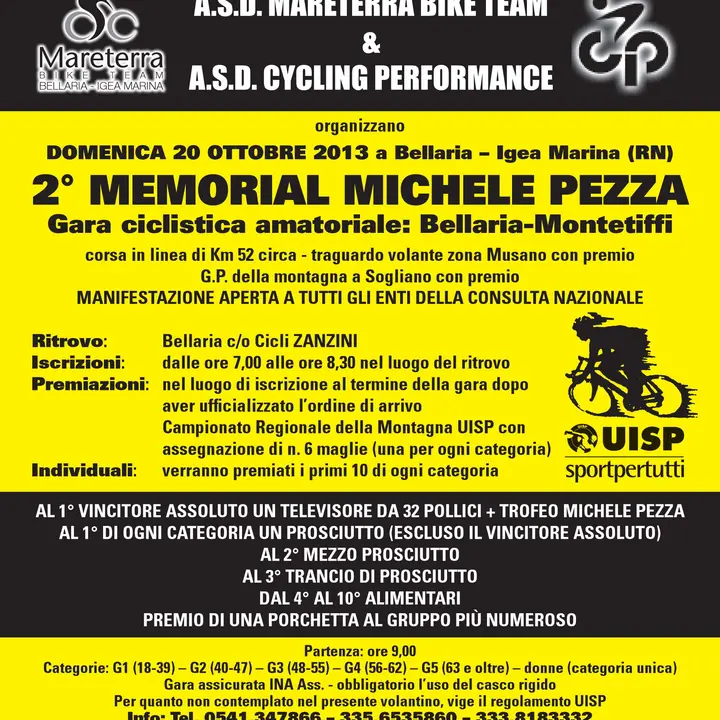 2° MEMORIAL MICHELE PEZZA 20 ottobre 2013