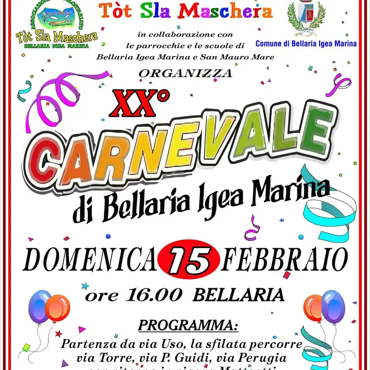 XX CARNEVALE DI BELLARIA IGEA MARINA 15 febbraio 2015