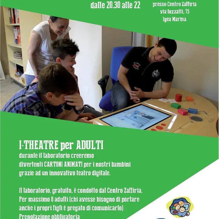 LABORATORIO I-THEATRE per ADULTI 22 aprile 2015