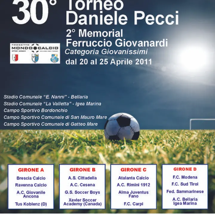 30° edizione TORNEO "DANIELE PECCI" 20-25 APRILE 2011